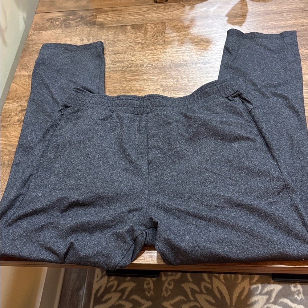 Men's Public Rec Pants. Dark gray. 36 x 32. Dressy sweatpants.